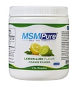 KALA HEALTH MSMPure Lime limone aromatizzato Coarse MSM Powder Flakes – MSM USA-Made per la salute comune, l'aspetto della pelle e il supporto per capelli e unghie – 1 lb, zolfo organico
