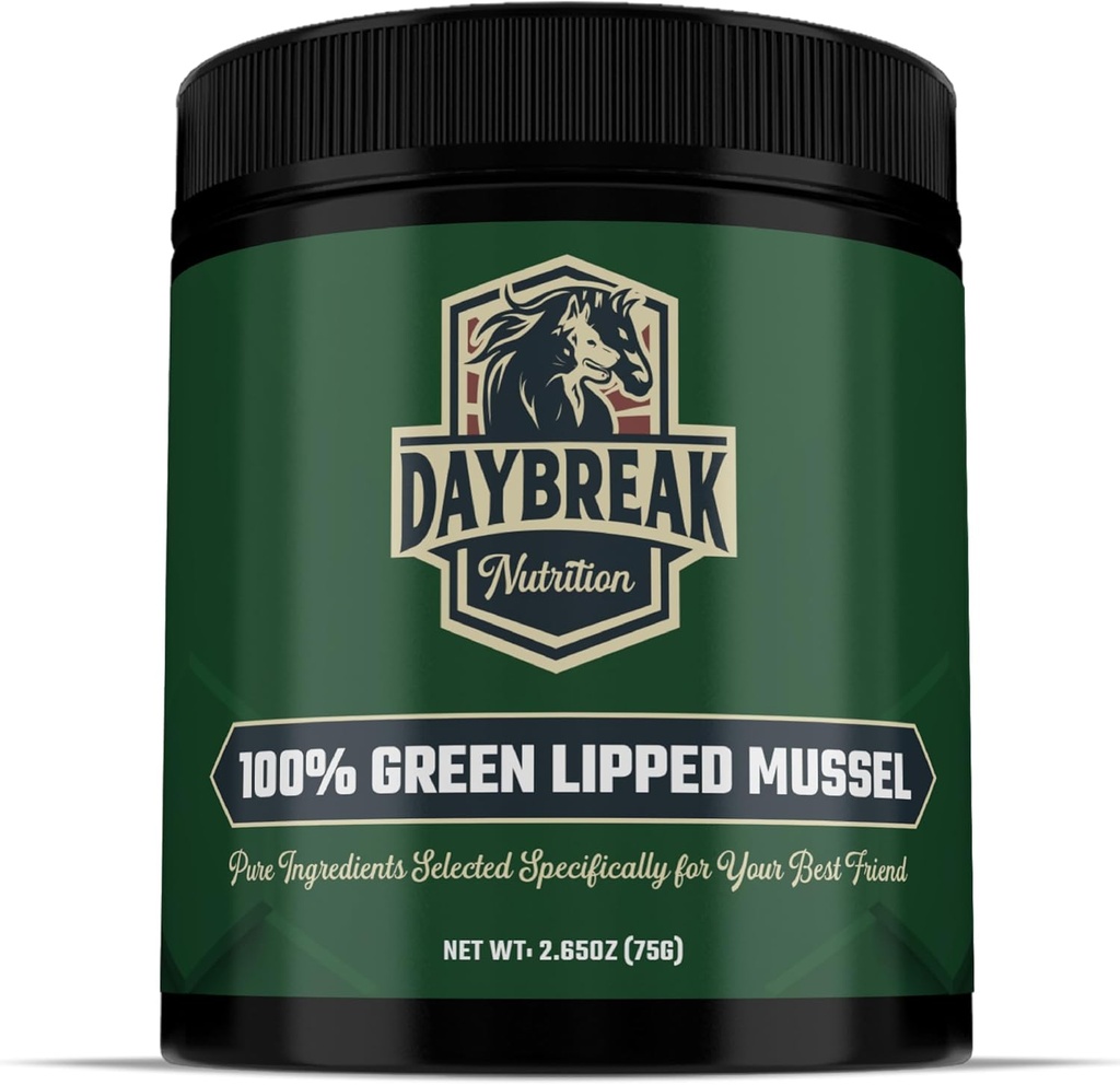 Polvere di moscata verde puro per cani e gatti - 100% neozelandese Green Lipped Mussels - Anti Integratore infiammatorio & vitamine per aiutare il vostro animale a trattare con artrite, sollievo del dolore congiunto - 75 grammi
