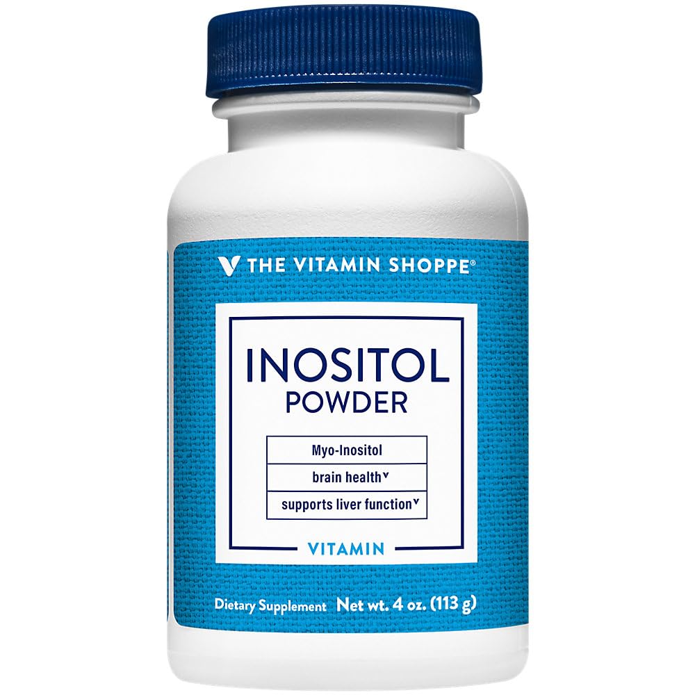 La vitamina Shoppe Inositol Powder - Supporta la salute del cervello - non aromatizzata (4 oz./134 Serve)