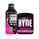 PROSUPPS L-carnitina 3000 Stimolant Liquid Shots (31 Serve, Bacca) e Mr. Hyde Signature Series Pre-Workout Energy Powdered Drink (30 Serve, Polvere Pixie) Bundle
