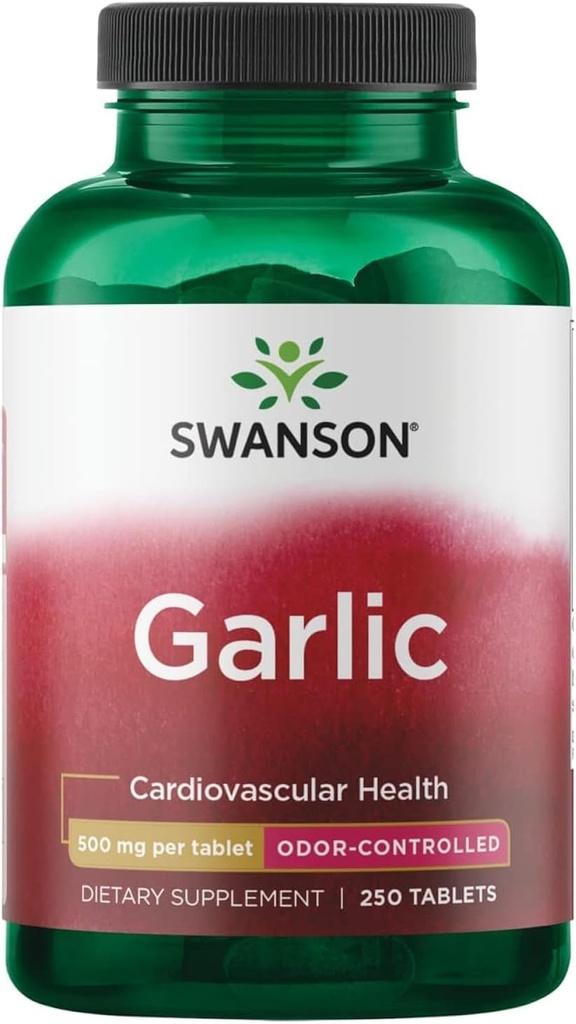 Swanson Miglior Aglio Odor-CNTRL 500MG 250 TAB