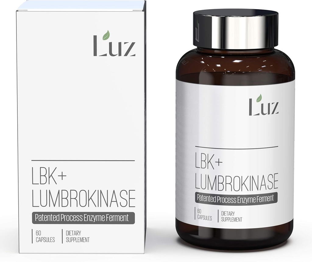 Luz LBK+ Lumbrokinase - Processo brevettato - 60 capsule