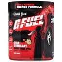 G Fuel Ghost Face Energy Drink Powder, Pre Workout Caffeine Mix for Gaming, Sugar Free Focus Amino, Vitamina + Antiossidanti, 9.9oz (Cherry Green Apple, 40 Servings)