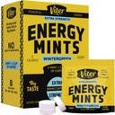 Viter Energy Caffeine Mints 80mg Extra Strength - 90 Pezzi Caffeina con Vitamine B. Zucchero Free Vegan Breath Mint. Energizzare Nootropic Focus Booster per una rapida allerta (Wintergreen Flavor, 30 Pack)