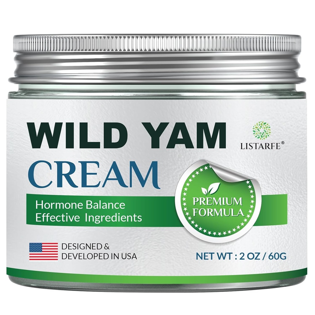 Crema di Yam selvatica per l'equilibrio dell'ormone, crema di Yam selvatica organica per le donne per i flash caldi e le maglie notturne