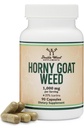 Arrapato Goat Weed for Men and Women - No Fillers (Max Strength Epimedium Std. to 20% Icariins) 1.000mg per Serving, 90 Capsule (Male Enhancing Supplement) da Double Wood