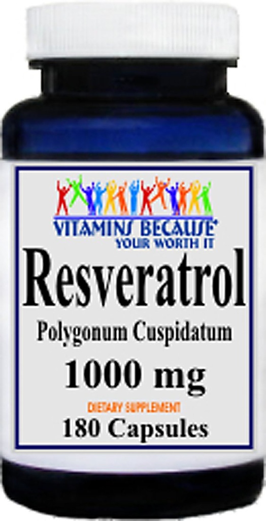 Resveratrolo 1000mg, 180 capsule