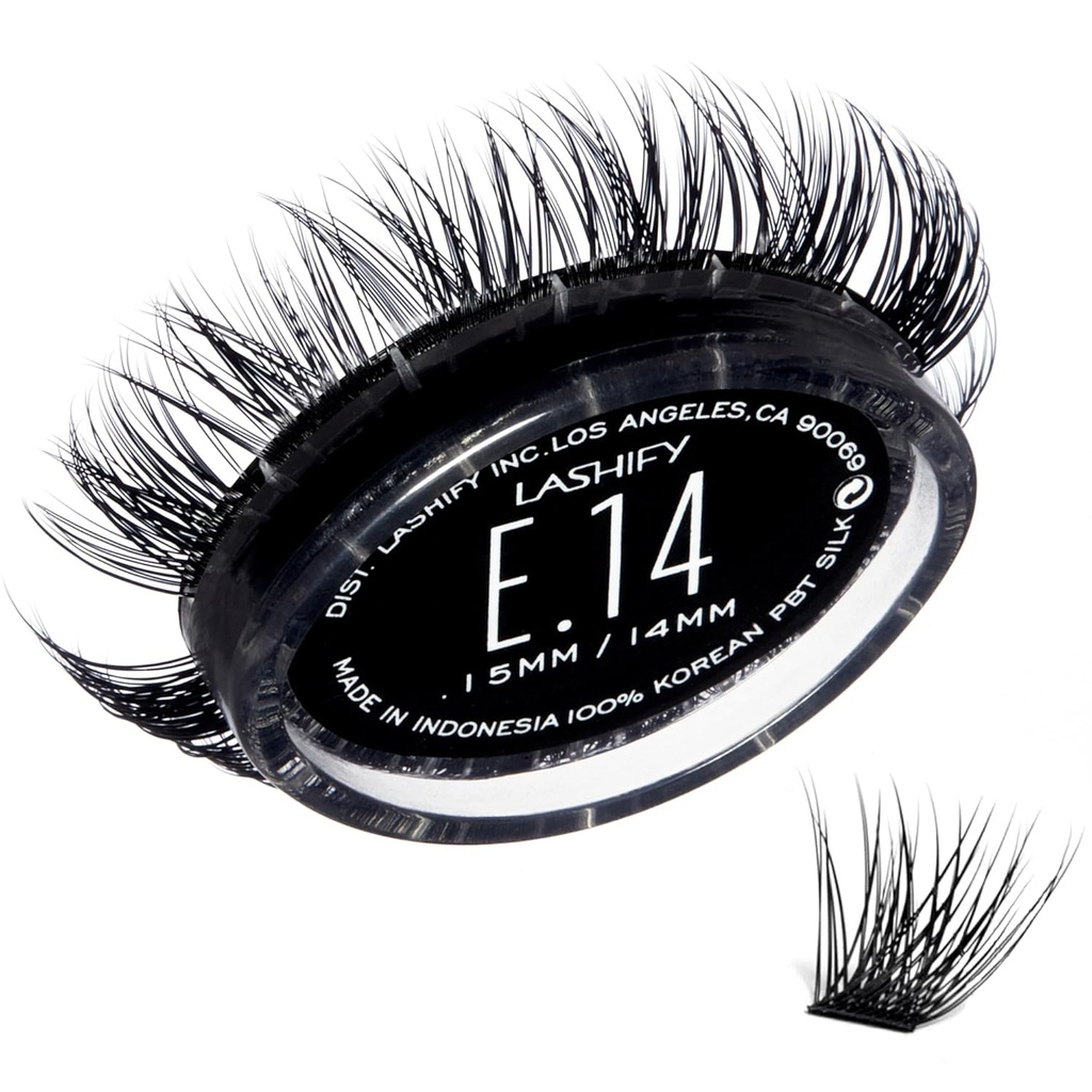 Lashify Estrema 14mm Gossamer DIY Estensioni ciglia ricarica, nero, facile False ciglia per aggiungere volume eccezionale