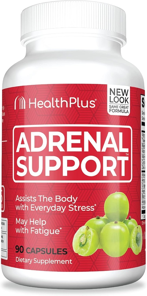 Sanità Plus Adrenal Cleanse Ashwagandha Capsule per funzione surrenale e supporto antiossidante e stress sollievo, 90 capsule