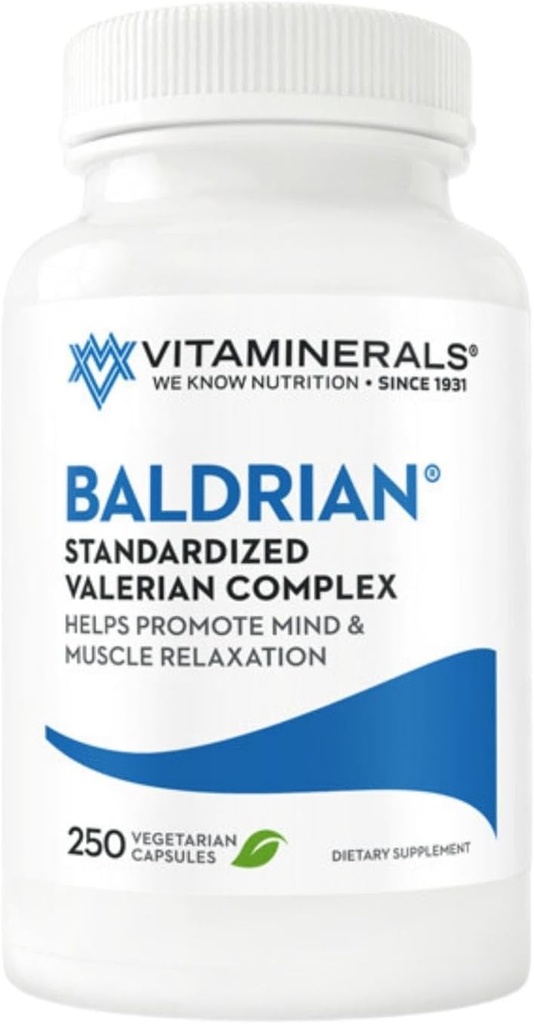 Vitamine 33 Baldrian® Original Natural Relaxing Support Standardized Valerian (250)