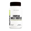 NutraBio European Milk Thistle Supplement, 241mg - Supporta benefici antiossidanti e benessere, 90 Capsule