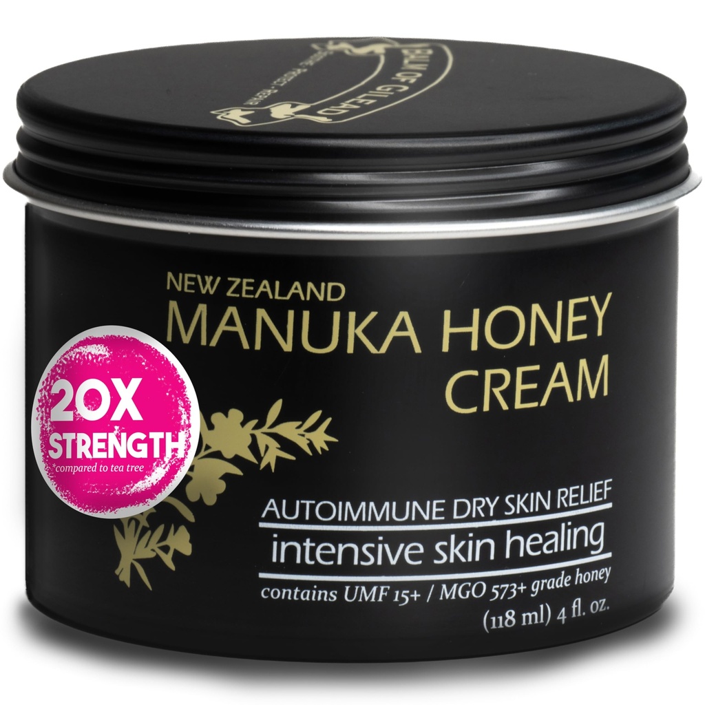BALM di GILEAD Manuka Eczema Crema di Miele - Moisturizer per pelle sensibile, Eczema, Psoriasi & Dermatite - Manuka Miele Ointment, Grassfed Tallow