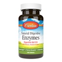 Carlson - Natural Digestive Enzymes, Digestive Aid #34 con Protease, Amylase & Lipase, Supporto Digestivo, Assorbimento Nutriente e Benessere ottimale, 100 compresse