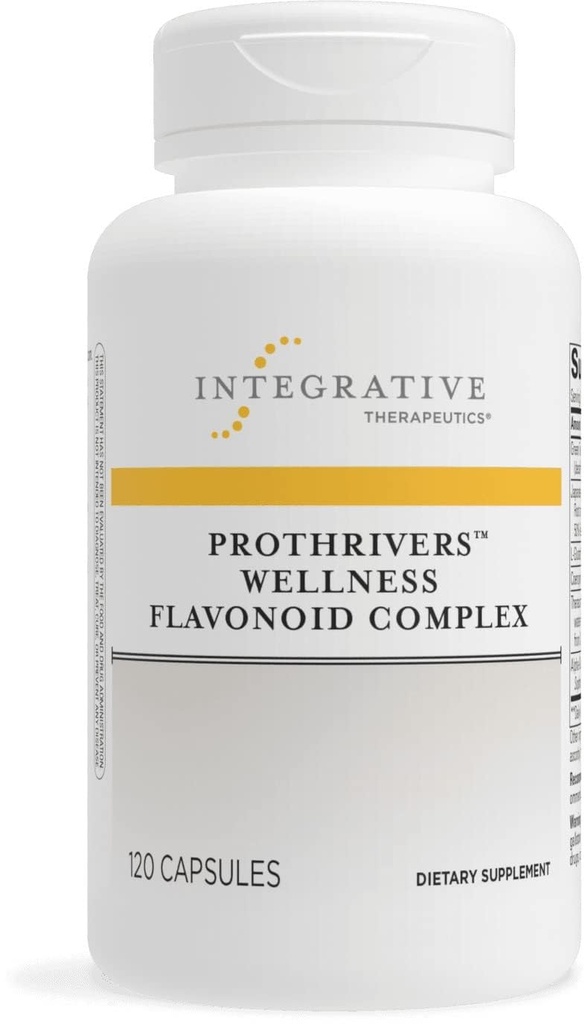 Integrative Therapeutics ProThrivers Wellness Flavonoid Complex - Supporta percorsi antiossidanti sani* - Con CoQ10, Estratto di curcumina, Estratto di tè verde e L-Glutathione - Dairy Free - 120 Capsule