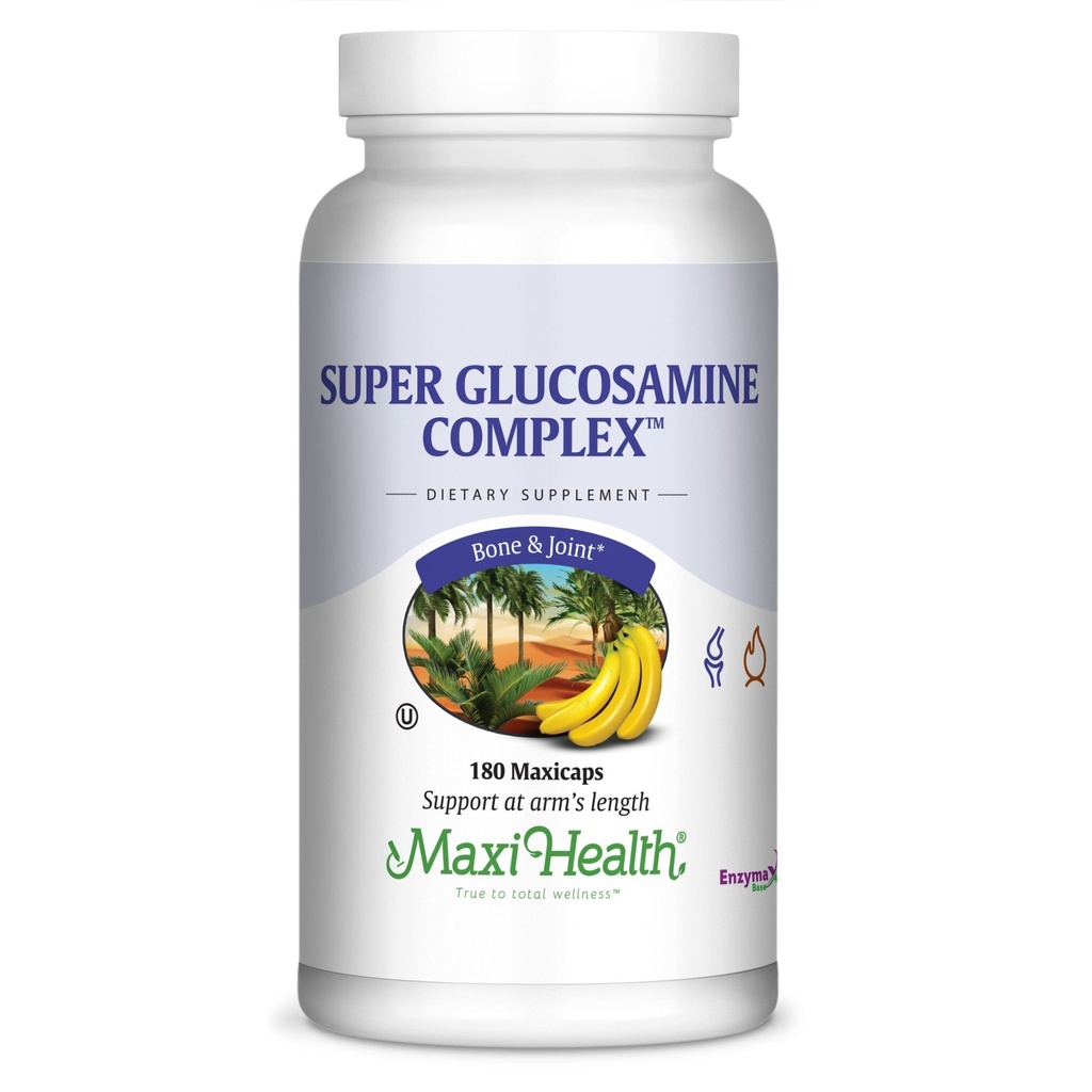 Maxi Health Super Glucosamine Complex - Formula congiunta - con MSM - 180 Capsule - Kosher