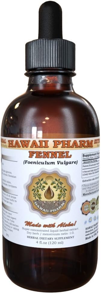Estratto di liquido del finocchio, finocchio (Foeniculum Vulgare) Seed Powder Tincture Supplemento 4 oz