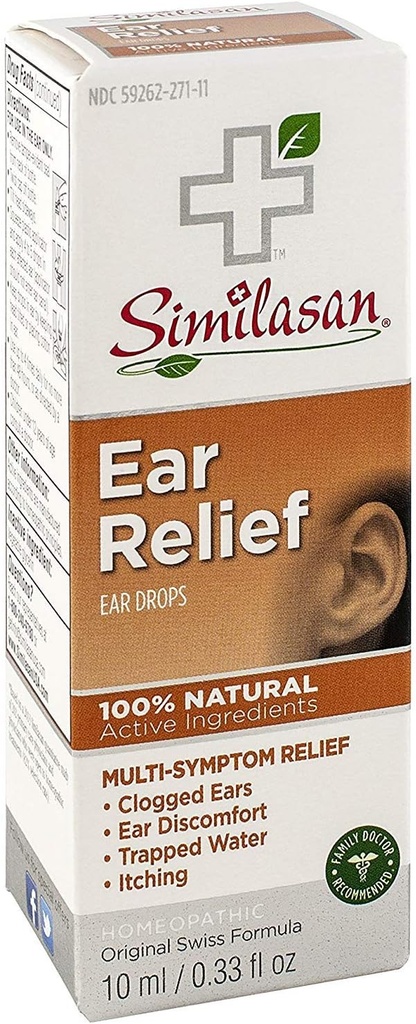 Similasan Earache Relief Ear Drops 10 mL (3 pacchetto)