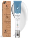 Beauty by Earth Under Eye Cream - Gel per occhio di acido ialuronico di raffreddamento per cerchi scuri, gonfiore e rughe