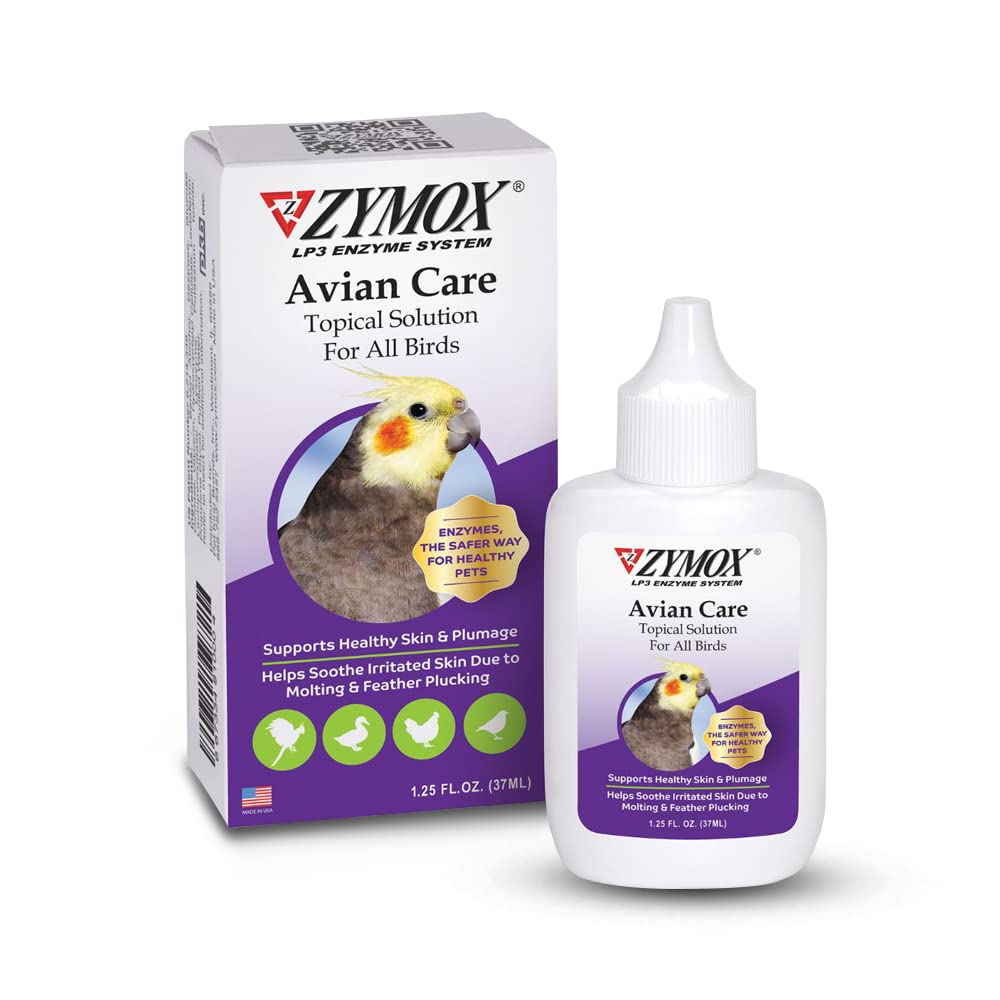 ZYMOX Avian Care Soluzione topica w/o Hydrocortisone - 1.25 oz