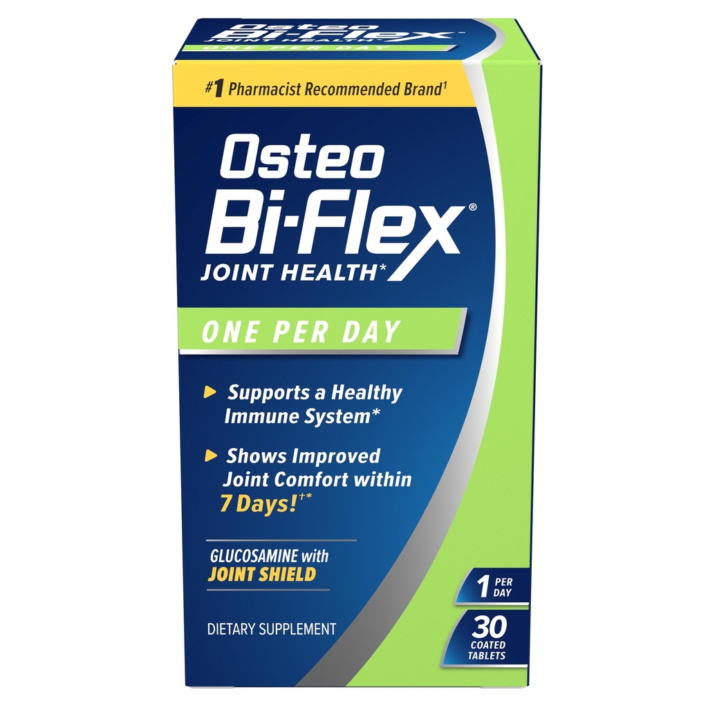 Osteo Bi-Flex One al giorno, Glucosamine Joint Health Supplement con vitamina D, 30 compresse rivestite