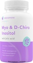 Myo-Inositol & D-Chiro Inositol Blend with 100% of Daily Folate - 40:1 Rapporto fisiologico - Sindrome ovario policistico (PCOS), bilancia ormonale e supporto ovarico 120 capsule