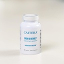 Crescere & Behold | Integratore alimentare clinicamente testato per capelli | Saw Palmetto, Biotina, Zinco & Selenio per sostenere la crescita dei capelli, Vitalità, Shine & pienezza | Vegan 120 capsule