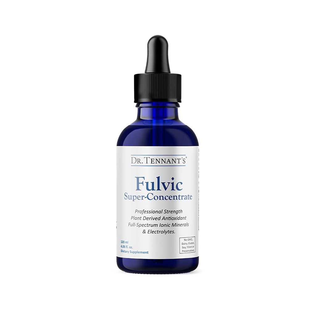 Il liquido superconcentrato Fulvic del Dr. Tennant | migliora l'energia cellulare e la disintossicazione | Fornisce minerali essenziali del vassoio | 120 giorni di alimentazione