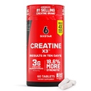 Six Star Creatine Pills, X3 (60 Caplets) - Creatina per le donne e gli uomini - Creatina Capsules Support Muscle Strength - Pre & Post Workout Creatine Supplement per il recupero del muscolo & Building - 20 Serve
