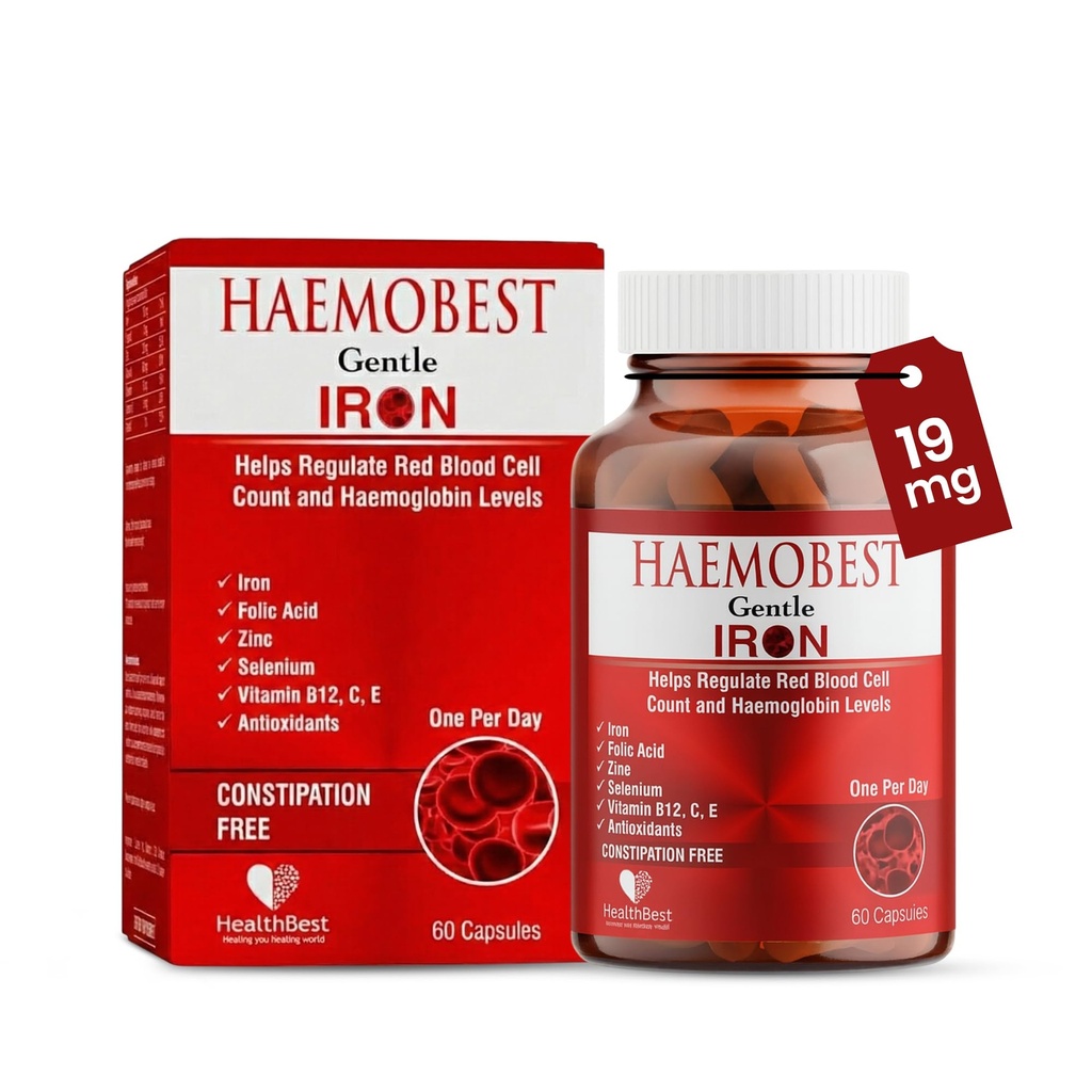 SanitàMigliore ad alta potenza di ferro capsule 100mg |Slow ferro di rilascio per l'assorbimento più veloce, non costipating| Vitamina C, B12, Folate Zinc & Selenium per l'anemia, Hemoglobin & Immune Support |60 Count