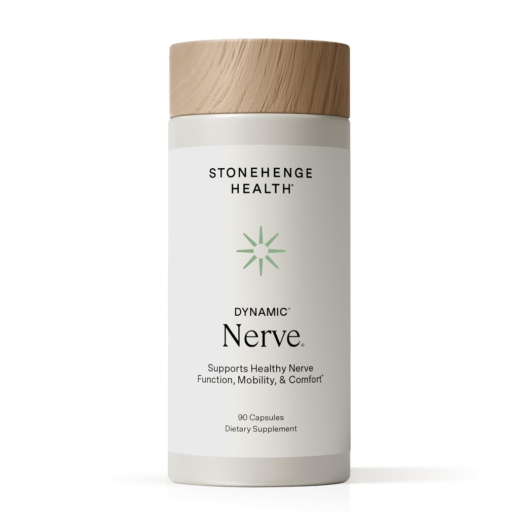 Stonehenge Health Dynamic Nerve Supplemento - Supporta la funzione Nerve in Fingers, Toes, Mani e Piedi con Acido Alfa Lipoico ALA, Benfotiamine, Pea, Robusto B Complex, Boswellia