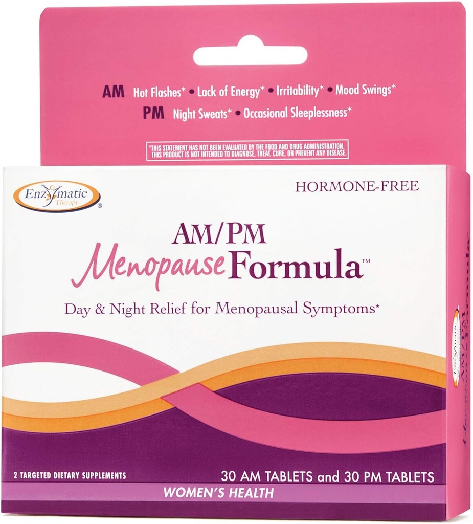 Terapia enzimatica - AM/PM Menopause Formula - 60 schede