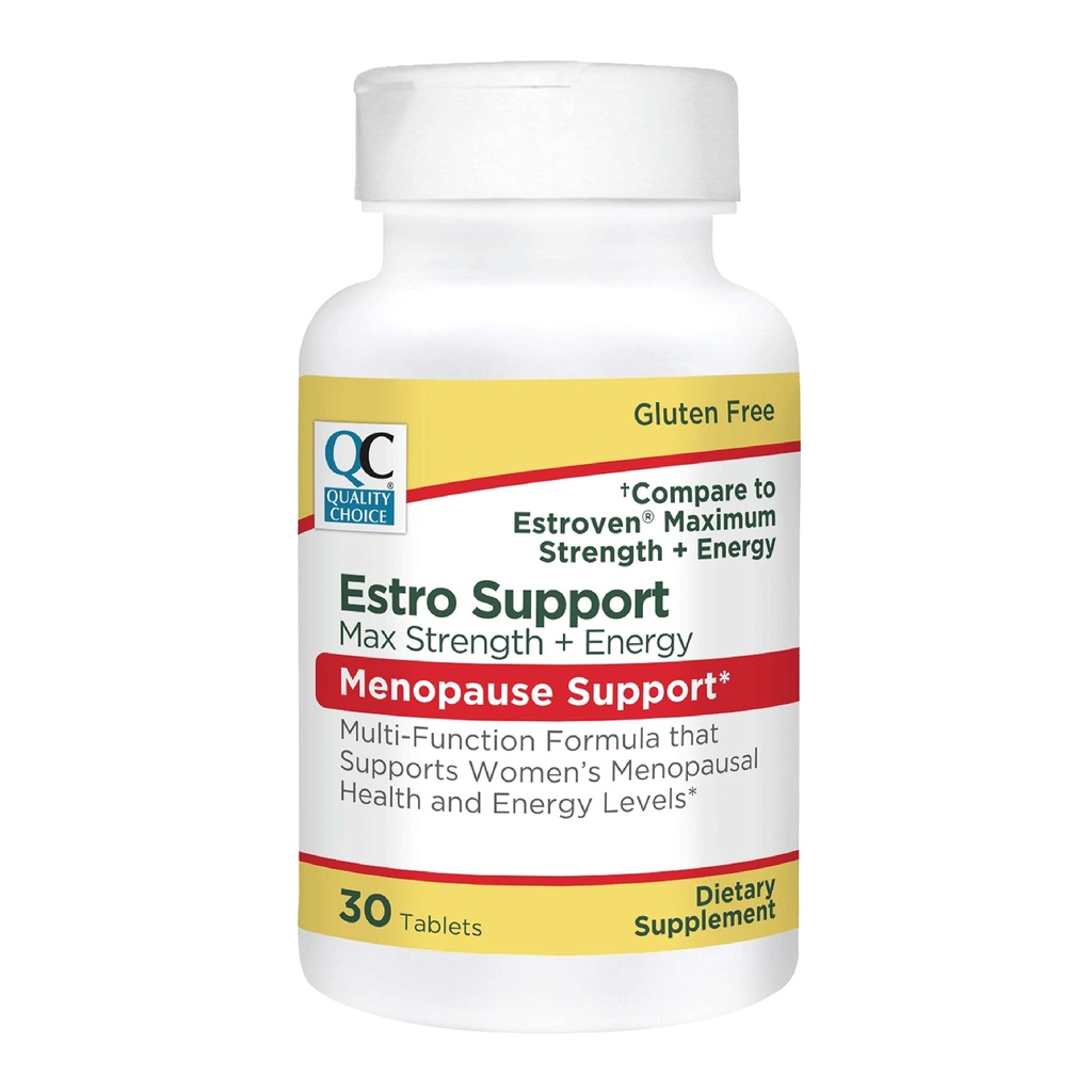 Qualità Scelta Estro Support Max + Energy Tablets Menopause Supporto 30 Conte