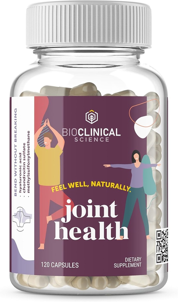 Salute comune - Scientificamente formulato con sulfato di condroitina, acido ialuronico, e metilsulfonilmetano - 120 capsule - 60 giorni di alimentazione