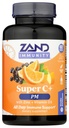 Zand Immunity Super C+ PM, Nighttime Immune Support Plus Melatonina, 1000mg PureWay-C Vitamin C, Zinco, D3 & Elderberry, Assorbimento potenziato - 60 compresse, 30 Serve