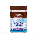 Buona giornata Cioccolato naturale radice valeriana per i bambini, supplemento di sonno erbe, aroma di mirtillo biologico, commercio equo e non-OGM cioccolato, L-teanina, 50 pezzi