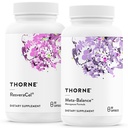 THORNE - Bundle di sostegno sano di invecchiamento e menopausa - ResveraCel & Meta-Balance - 30 a 60 Serve