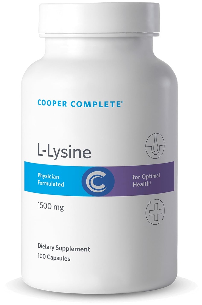 Cooper Complete L-Lysine - Confezione da 1. 100 capsule vegetariane