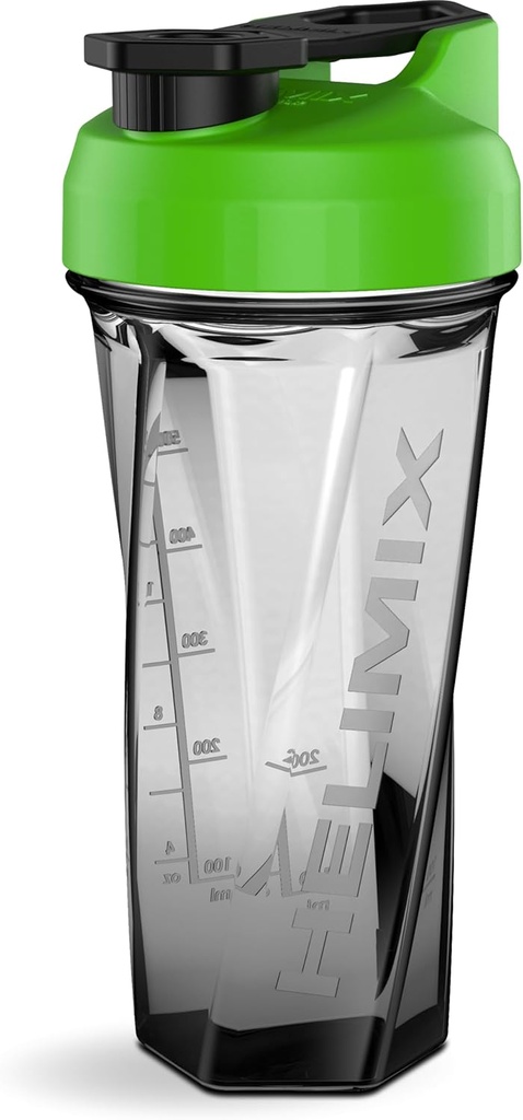 HELIMIX 2.0 Miscelatore Vortex Shaker Bottiglia porta fino a 28oz | Nessuna sfera di miscelazione o Whisk | USA Made | Portatile Pre Workout Whey Protein Drink Shaker Cup | Mixes Cocktail Smoothies Shakes | Top Rack Safe