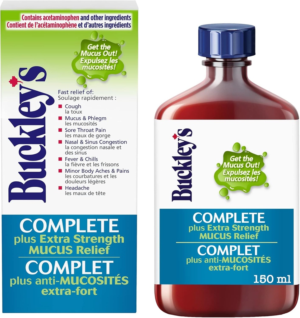 Buckley's Complete 'MUCUS RELIEF' Syrup Extra Strength per il sollievo di COUGH - 150 ml