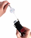 Caso di viaggio inalatore con catena chiave retrattile, quando sei all'aperto,accesso rapido agli inalatori (No Asthma Inhalers)