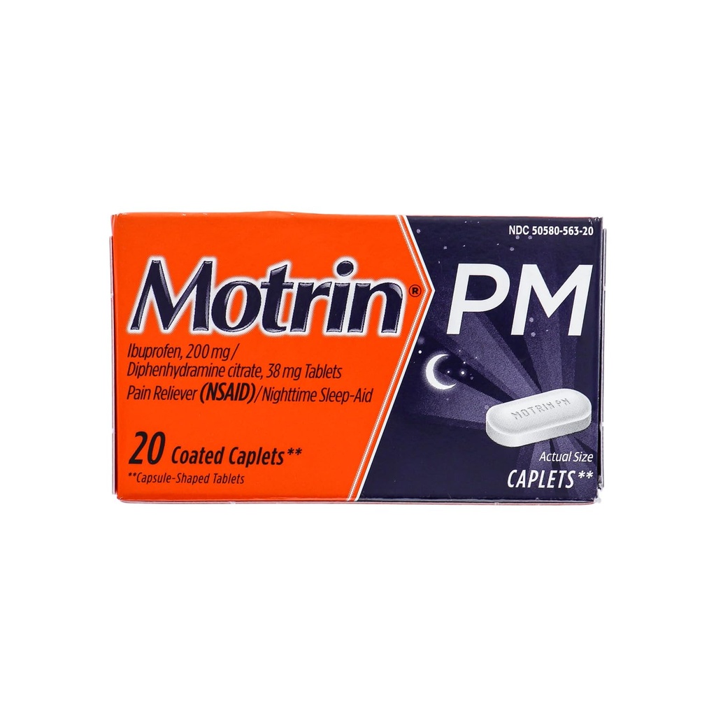 Motrin Ib Pm Caps Pack 2 Dimensioni 20ct