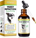 Trattamento di infezione del lievito per cani, Trattamento di infezione dell'orecchio del cane Trattamento di infezione dell'orecchio del cane per il sollievo della pelle di prurito del cane, sollievo dell'allergia del cane, infezione dell'orecchio del cane- 2 Fl Oz / 60ml