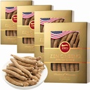 4 scatole di American Wisconsin Ginseng - Small Long Root - Premium Quality Panax Ginseng. Boosts Body Immunity, Energy for Men & Women (16oz)
