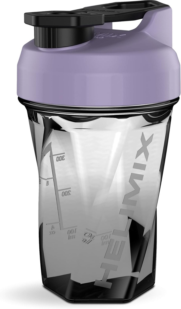 HELIMIX 1.5 Vortex frullatore Shaker bottiglia tiene fino a 20oz | Nessuna sfera di miscelazione o Whisk | USA Made | Portatile pre allenamento Whey Protein Drink Shaker Cup | Mixes Cocktail Smoothies Shakes | Top Rack Safe