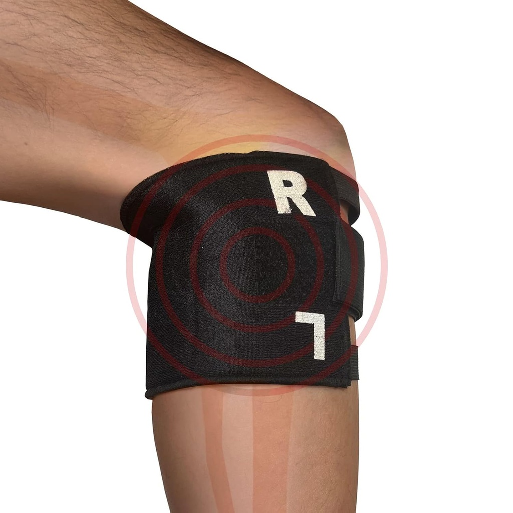 Ginocchiera per Sciatica come Visto in TV con punto di pressione Alleviare Acupressure Leg Sciatica, Regolabile Auto Riscaldamento Ginocchiera Supporto Avvolgimenti & Dolore per Uomini e Donne (CL-1)