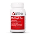Protocollo Methyl B12 5000mcg - Vitamina B12 per il Metabolismo di Homocysteine* - Supporta la salute del cervello e il sistema nervoso sano* - Kosher, Halal & Vegan - 60 Lozenges