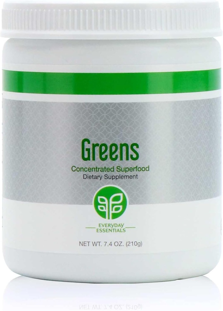 Pure Greens 210g - Greens Powder con Superfoods, Antiossidanti e Phytonutrients con Quattro miscele Proprietarie. Mescolare facilmente con acqua o succo. Vegan-Friendly, naturalmente addolcito con Stevia.