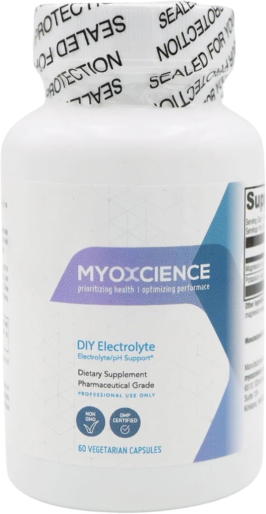 DIY Electrolyte | 99 mg Potassium e 50 mg Magnesio Citrato Per Cap in Biodisponibili Forms