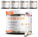 Menopausa bilancia ormonale per le donne, Estrogen Soy Isoflavones Menopause Supplemento per le donne, Ashwagandha, Nero Cohosh Hot Flashes Menopause Relief, Night Sweats Relief 300Caps