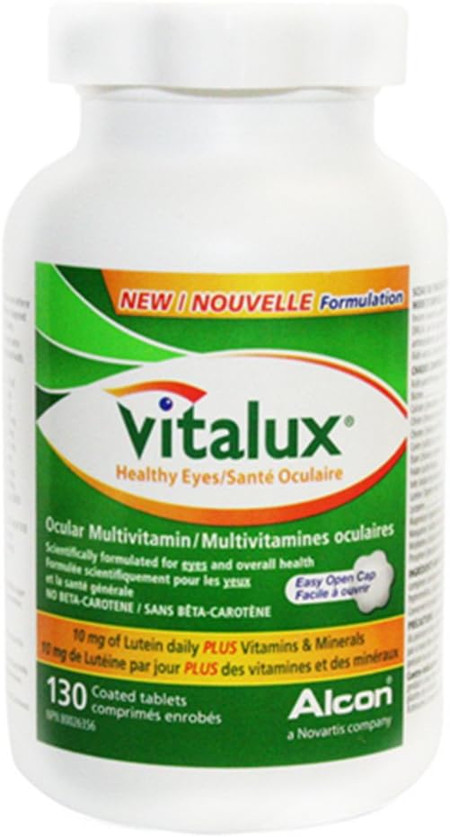Vitalux occhi sani Multivitamina oculare con 5mg di luteina, 130 compresse